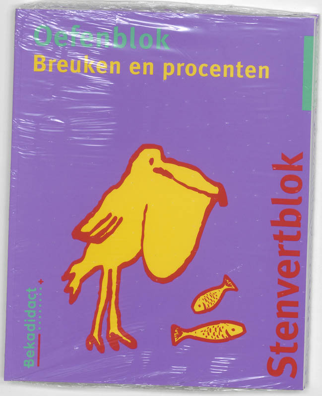 Stenvert oefenblok Breuken en procenten Groep 7/8 5 ex