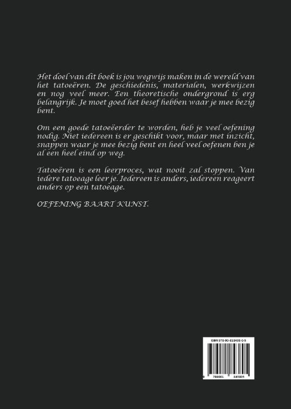 Tatoeeren, het hoe en wat achterkant