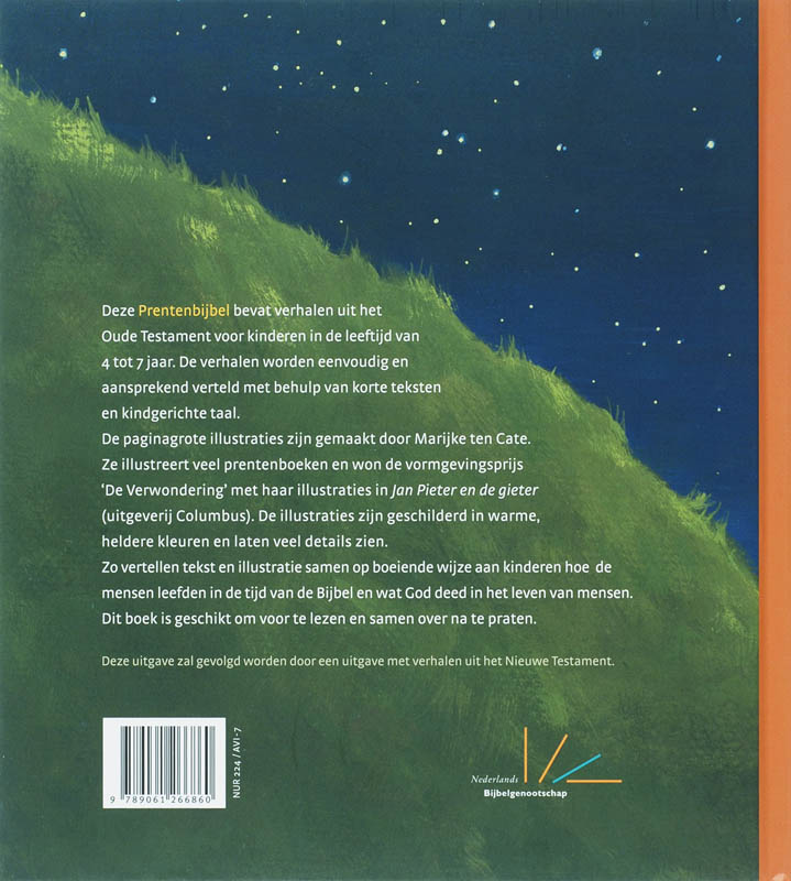 Prentenbijbel achterkant