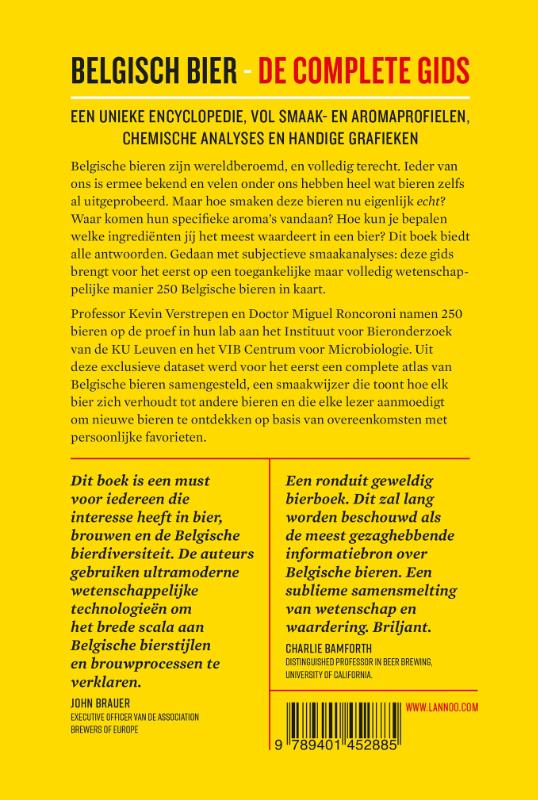 Belgisch bier achterkant