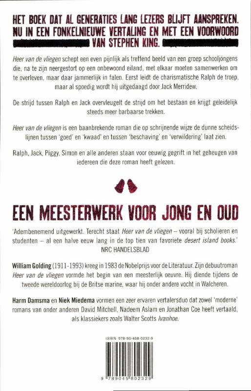 Heer van de Vliegen achterkant