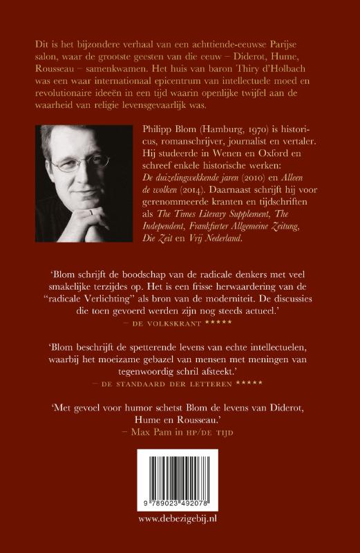 Het verdorven genootschap achterkant