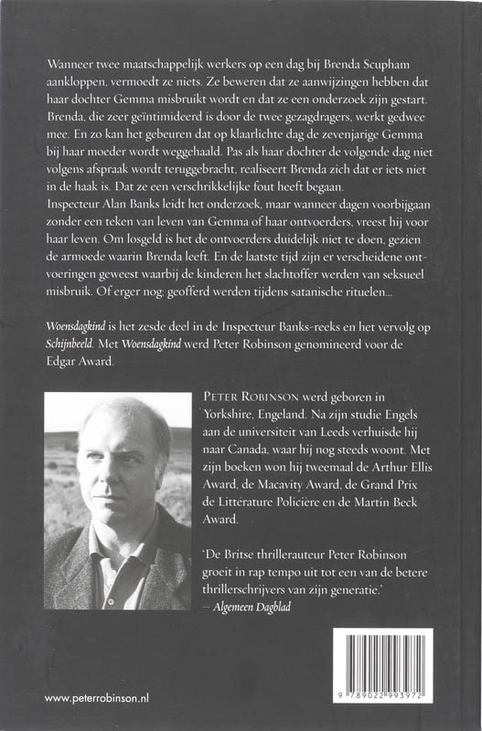 Woensdagkind / DCI Banks / 6 achterkant