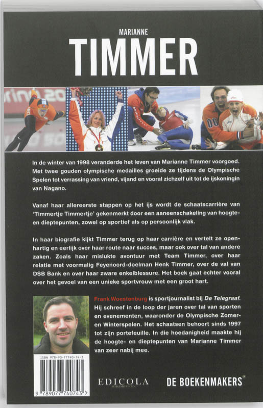 Marianne Timmer achterkant