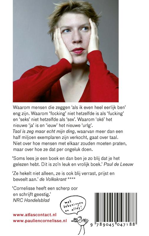 Taal is zeg maar echt mijn ding achterkant