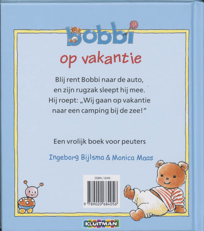 Bobbi op vakantie achterkant