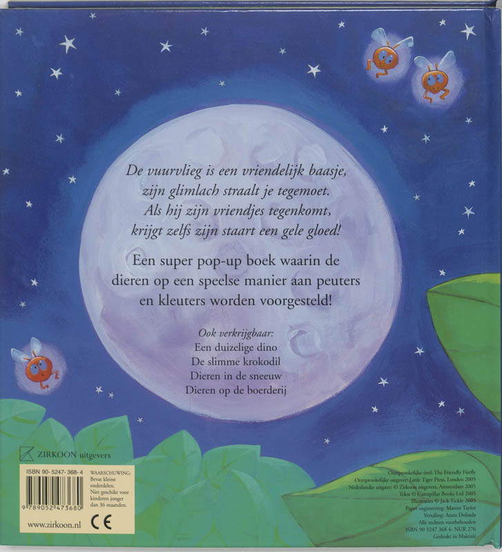 De vriendelijke vuurvlieg achterkant