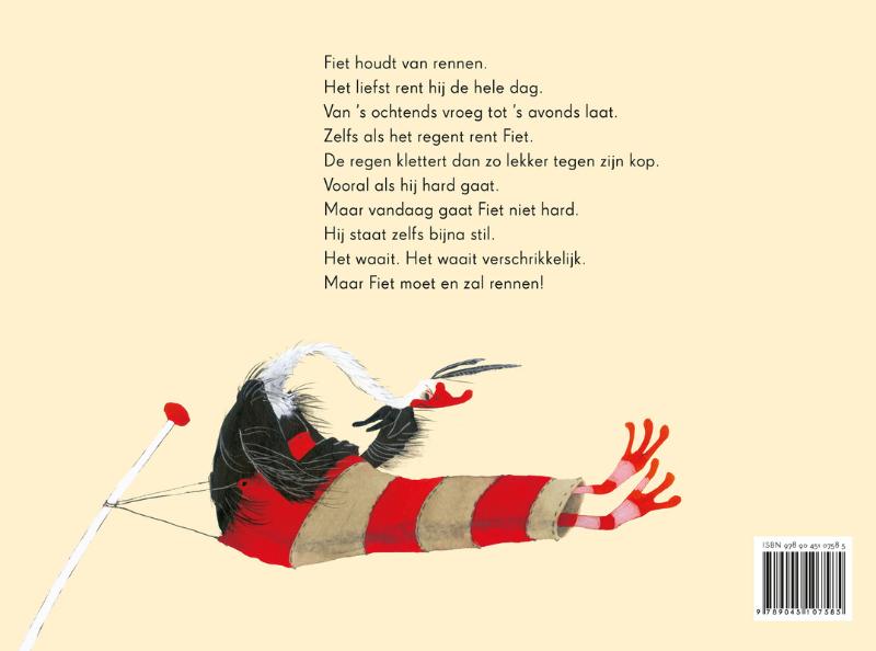 Fiet wil rennen achterkant