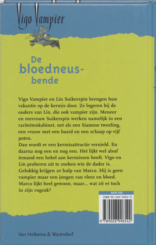 Vigo Vampier De Bloedneusbende achterkant