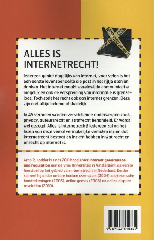 Over de grenzen van het internet achterkant