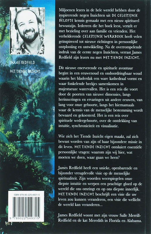 Het Tiende Inzicht / Druk Heruitgave achterkant