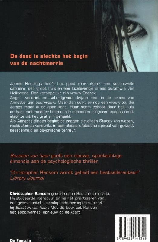 Bezeten Van Haar achterkant