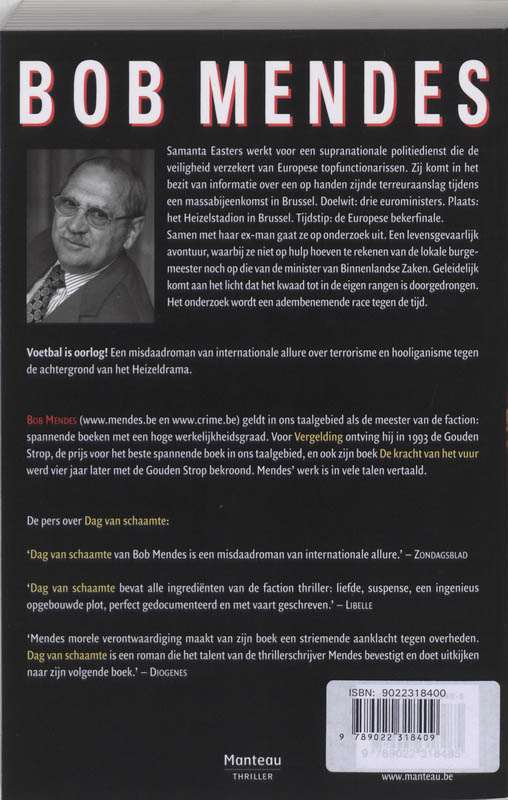 Dag van schaamte achterkant