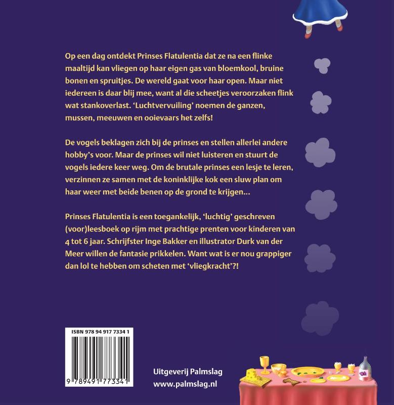 Prinses Flatulentia achterkant