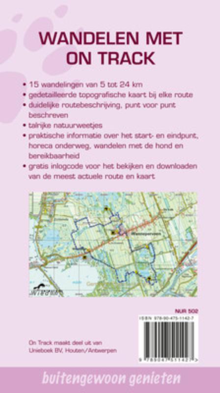 On Track / Overijssel Wandelroutes achterkant