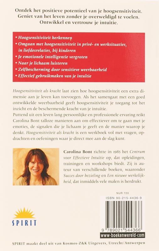 Hoogsensitiviteit als kracht achterkant