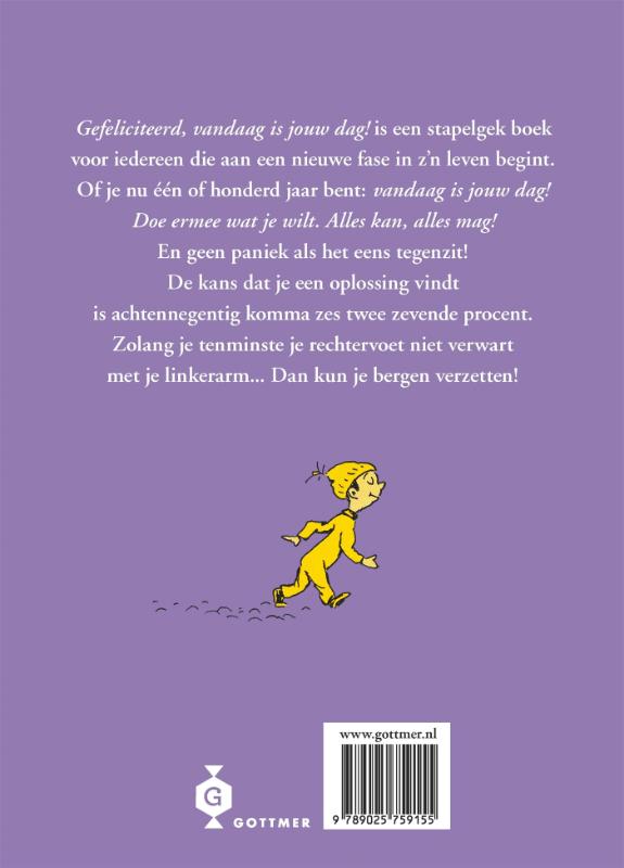 Gefeliciteerd, vandaag is jouw dag! / Dr. Seuss achterkant