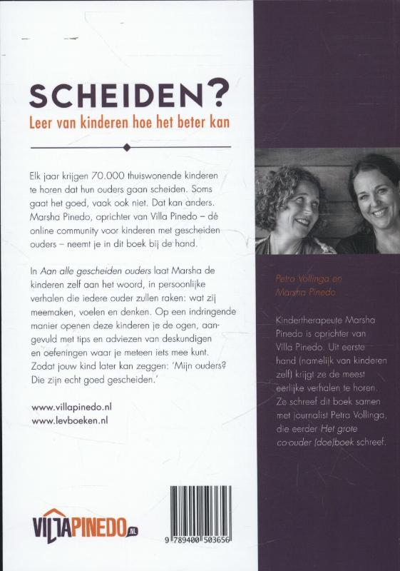 Aan alle gescheiden ouders achterkant