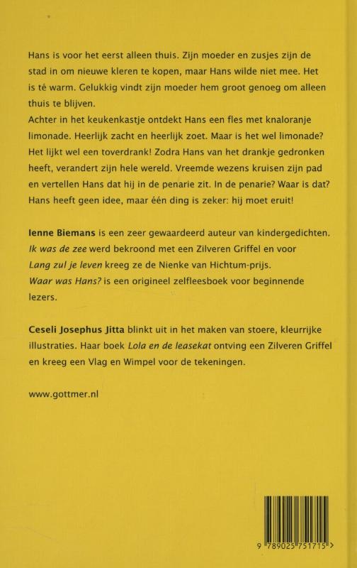 Waar was Hans? achterkant