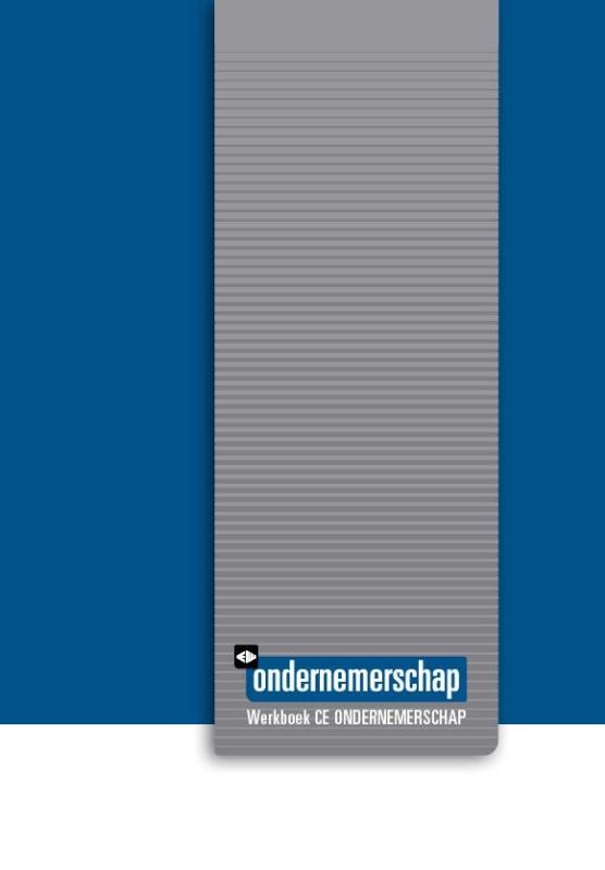Werkboek ce ondernemerschap