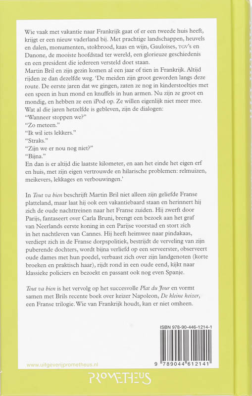 Tout Va Bien achterkant