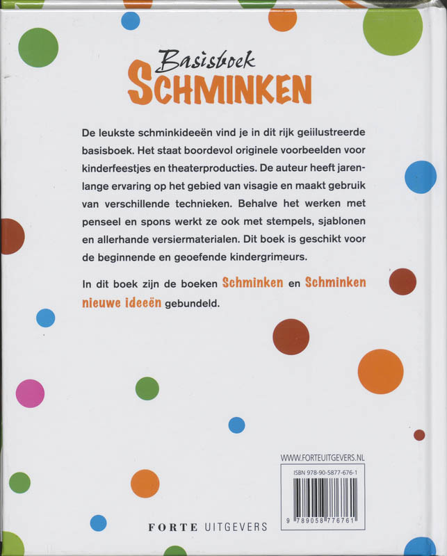 Basisboek Schminken achterkant