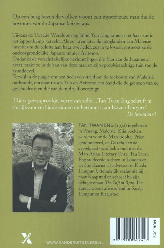 De tuin van de avondnevel achterkant