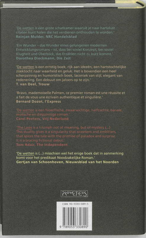 De wetten achterkant