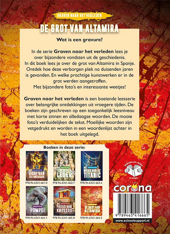 De grot van Altamira / Graven naar het verleden achterkant