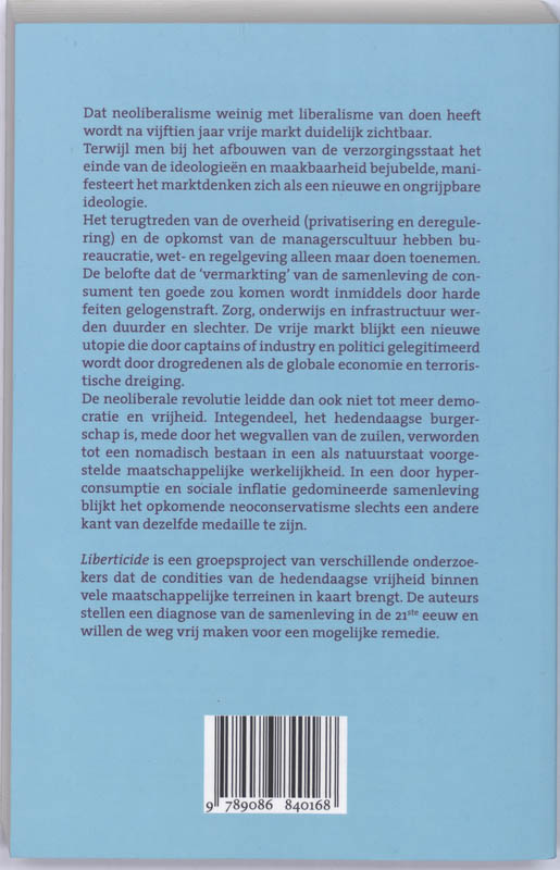 Liberticide achterkant