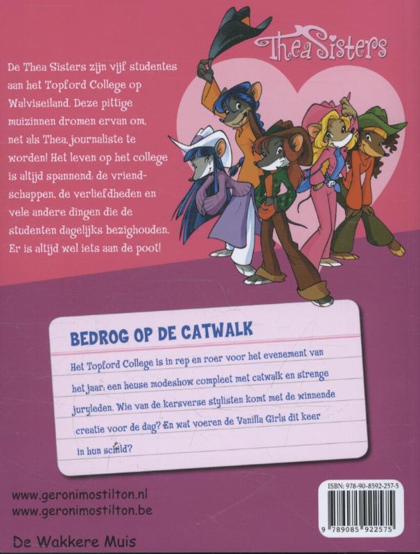 Bedrog op de catwalk / Thea Sisters / 11 achterkant