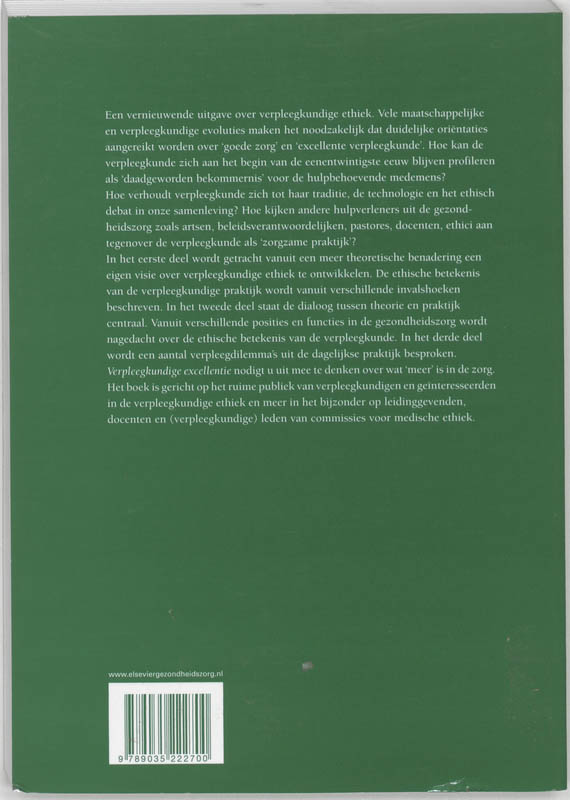 Verpleegkundige excellentie achterkant