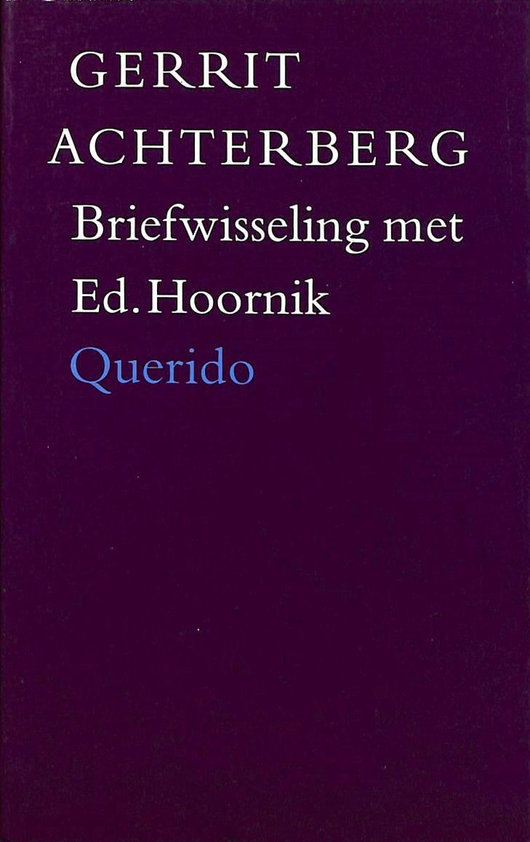 Briefwisseling met Ed. Hoornik