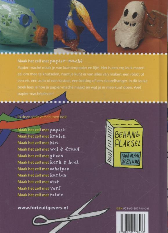 Maak het zelf met papier-mache achterkant