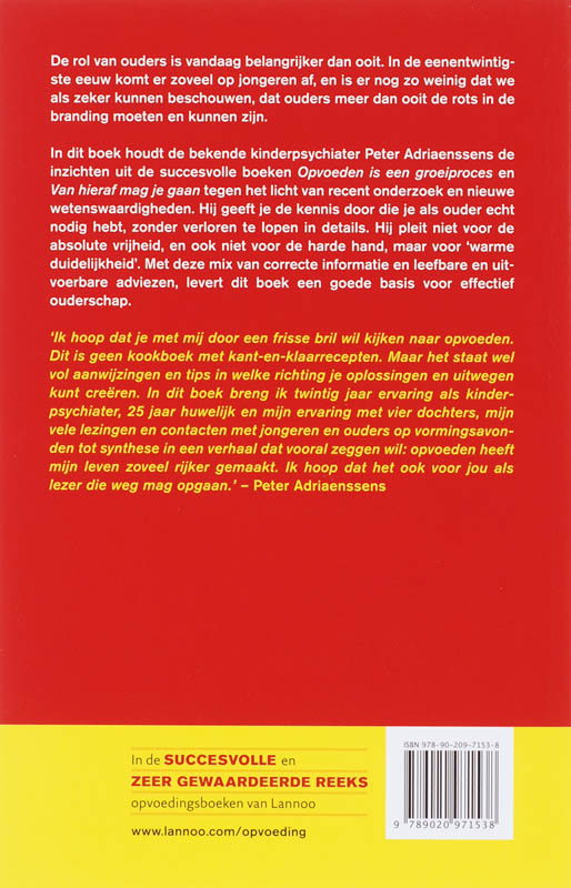 Gids voor succesvol opvoeden achterkant