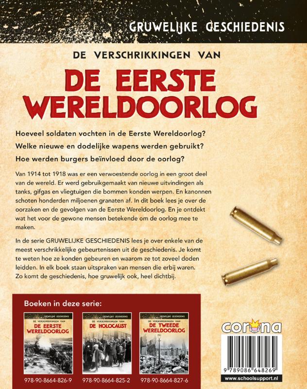 De verschrikkingen van de Eerste Wereldoorlog / Gruwelijke geschiedenis achterkant