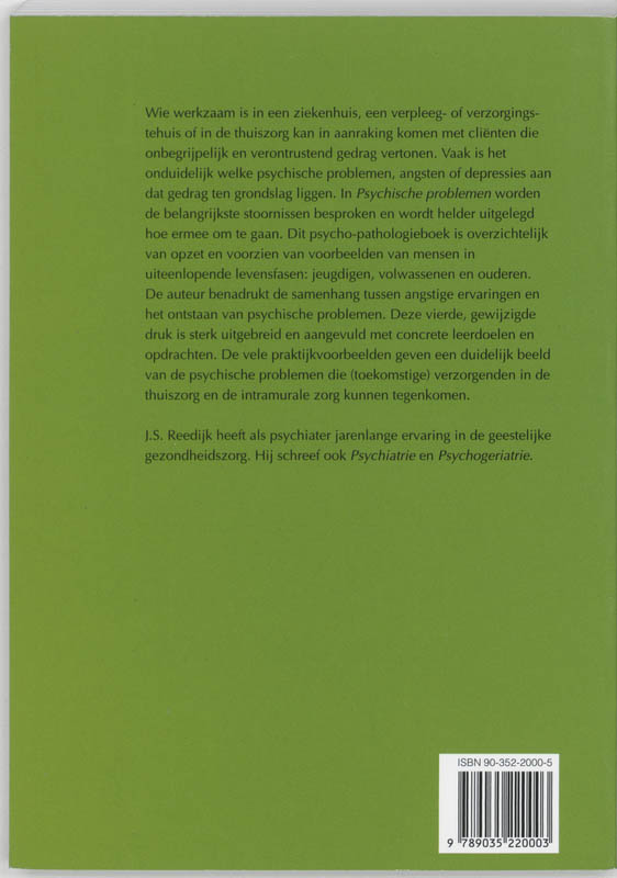 Psychische problemen achterkant