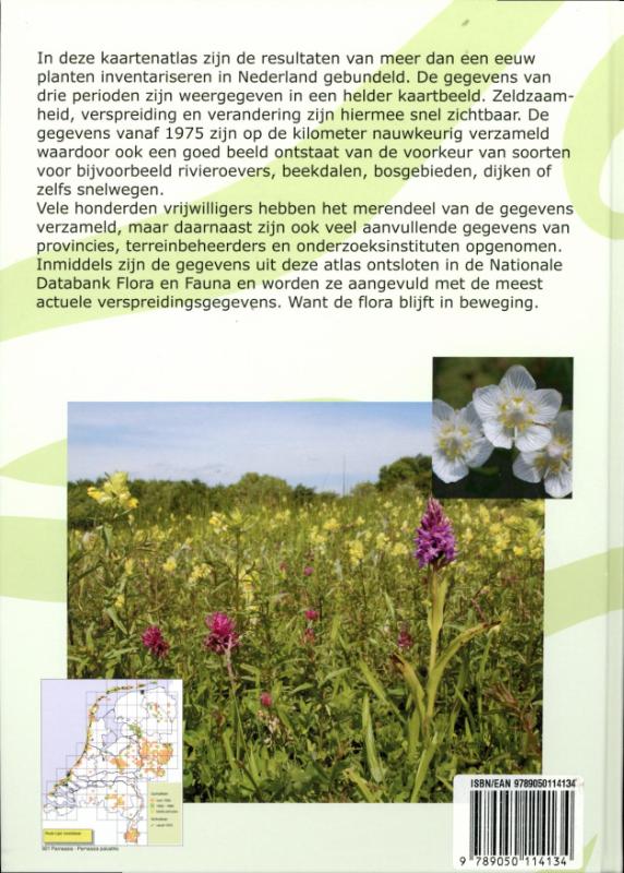 Nieuwe atlas van de Nederlandse flora achterkant
