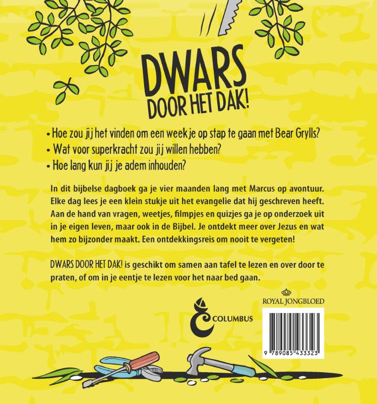 Dwars door het dak! achterkant