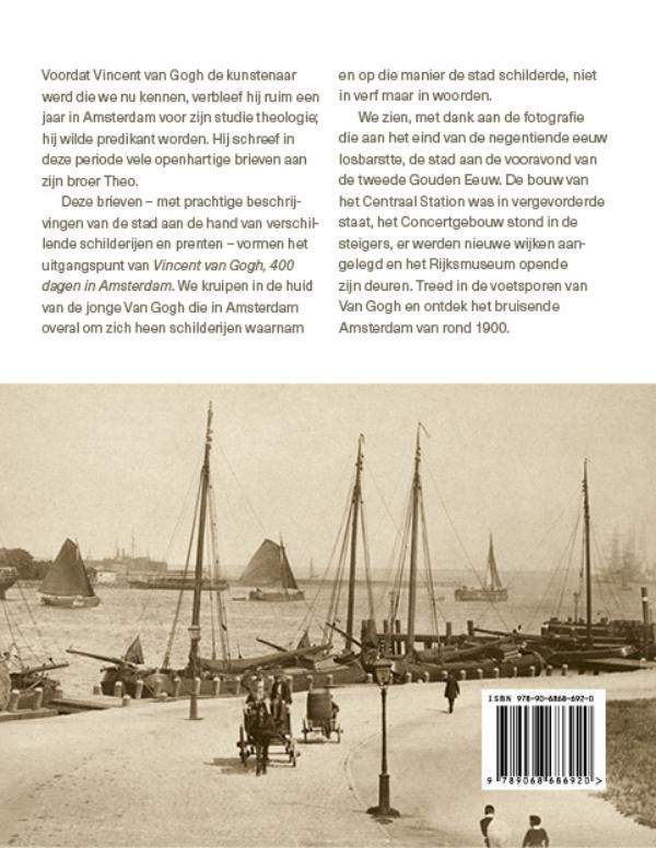 Vincent van Gogh 400 dagen in Amsterdam achterkant