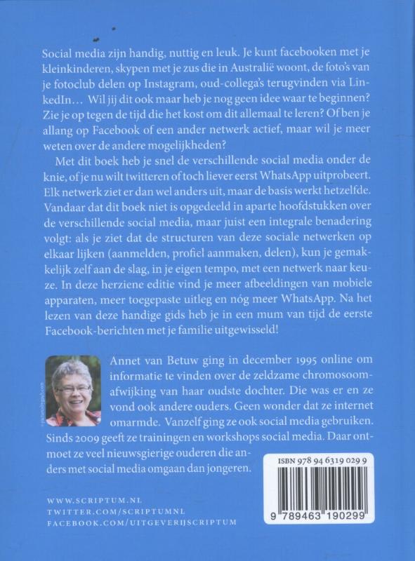 Social media voor senioren achterkant