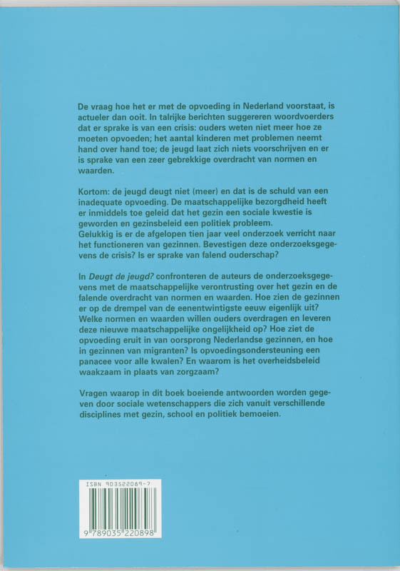 Deugt de jeugd? achterkant