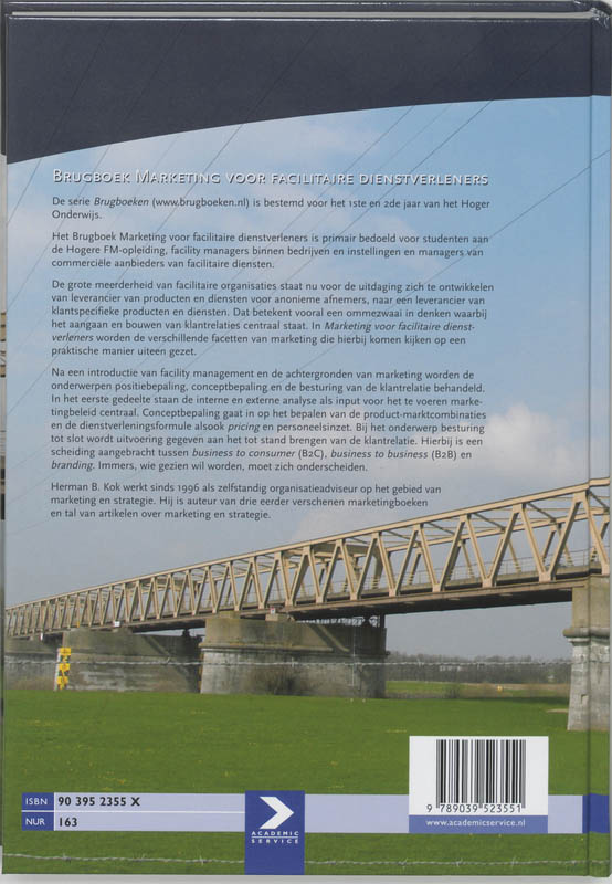 Brugboek Marketing voor facilitaire dienstverleners achterkant