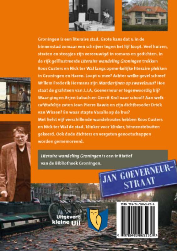 Literaire wandeling Groningen achterkant
