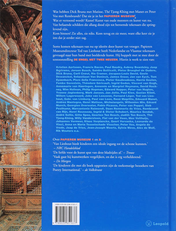 De engel met twee neuzen / Papieren museum / 3 achterkant