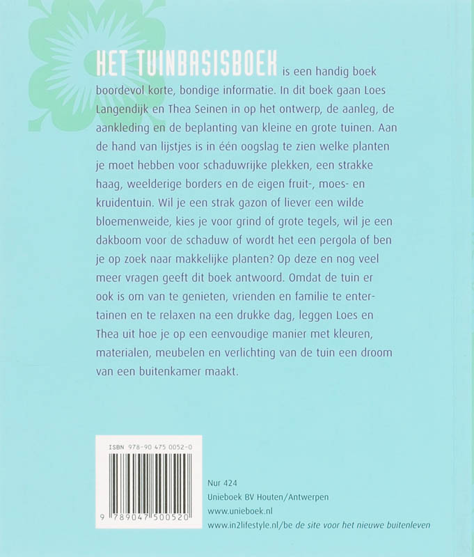 Het Tuinbasisboek achterkant