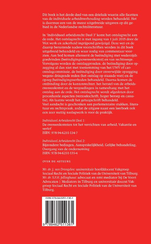 Ontslagrecht / Individueel Arbeidsrecht / 3 achterkant