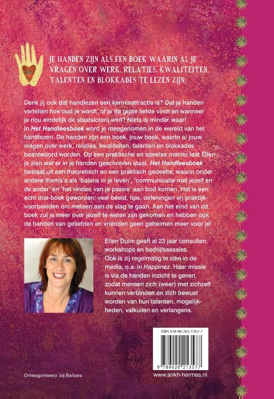 Het handleesboek achterkant