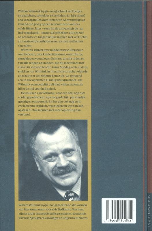 Handig literatuurboek achterkant