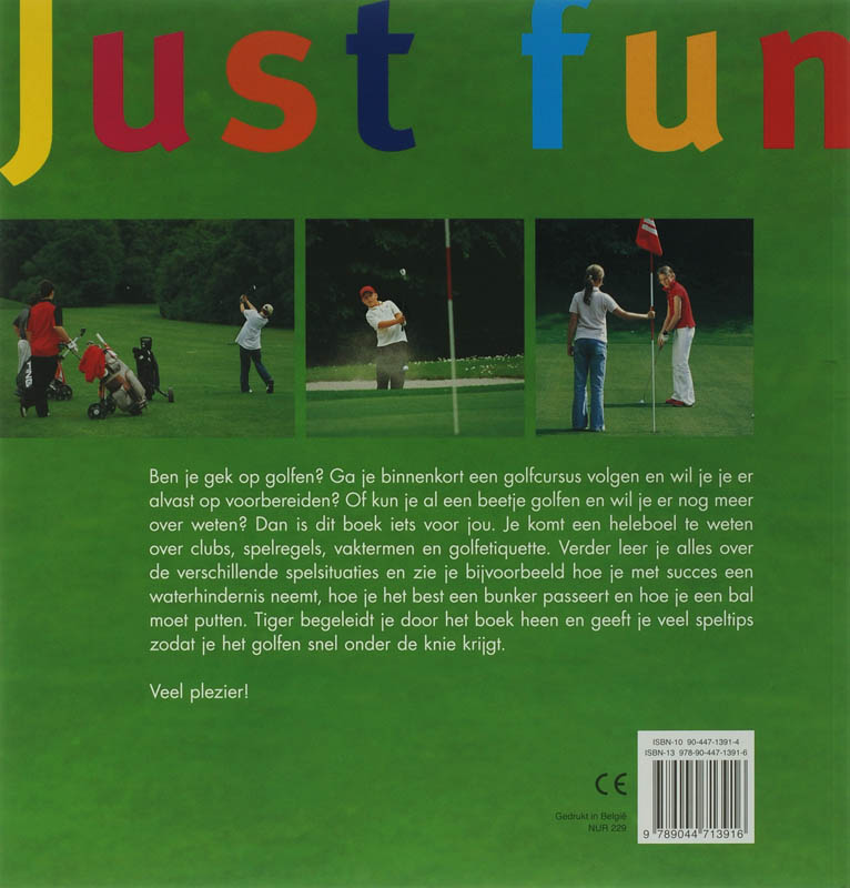 Golf Voor Kinderen - Just Fun achterkant